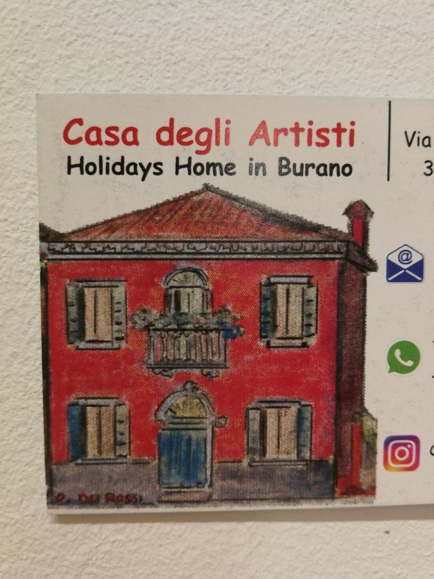 شقة Casa Degli Artisti بورانو المظهر الخارجي الصورة